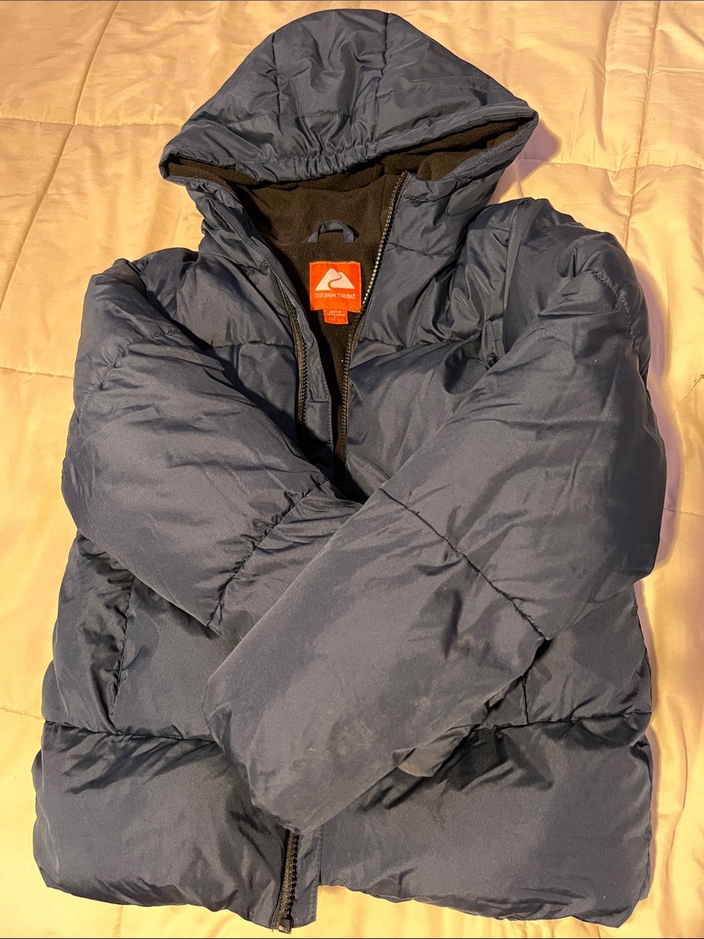 Ozark Trail Navy Hooded Puffer Jacket